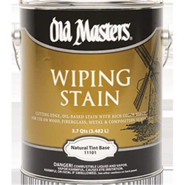 Gizmo 11101 Natural Tint Base Wiping 240 Voc Stain - Natural - 1 Gallon GI3568224 - main